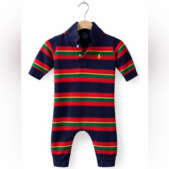 Polo Ralph Lauren Other - Polo by Ralph Lauren Navy Striped Kids One Piece